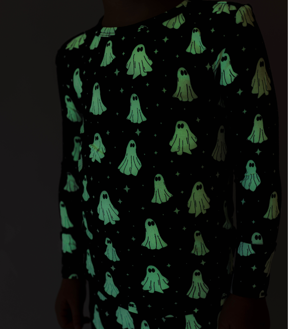 Ghostly Long Sleeve Pajamas